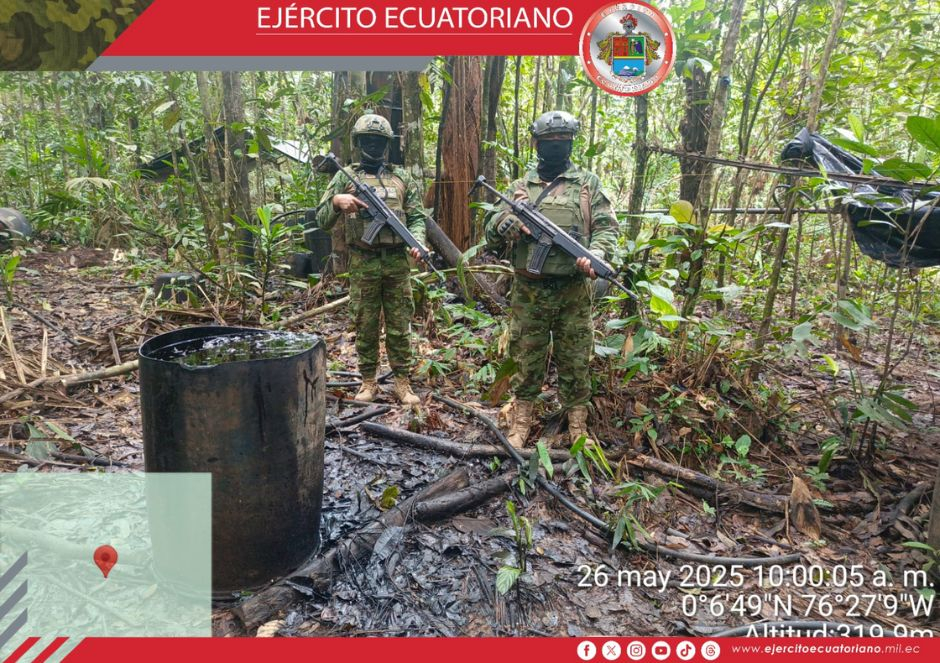 Se inhabilita refinería artesanal en Orellana