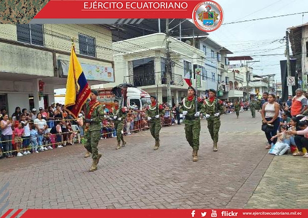 Ejército Ecuatoriano rindió homenaje a Balao en su Trigésimo Sexto aniversario de cantonización