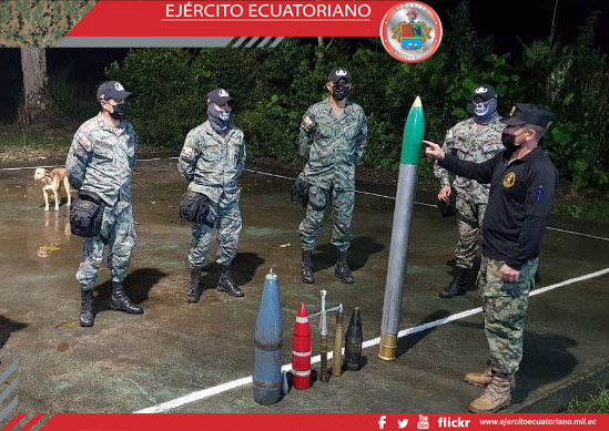 Militares se capacitan en manejo de artefactos explosivos
