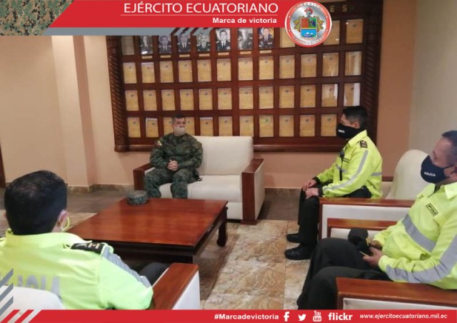 En Tulcán autoridades militares y de policía fortalecen lazos de cooperación