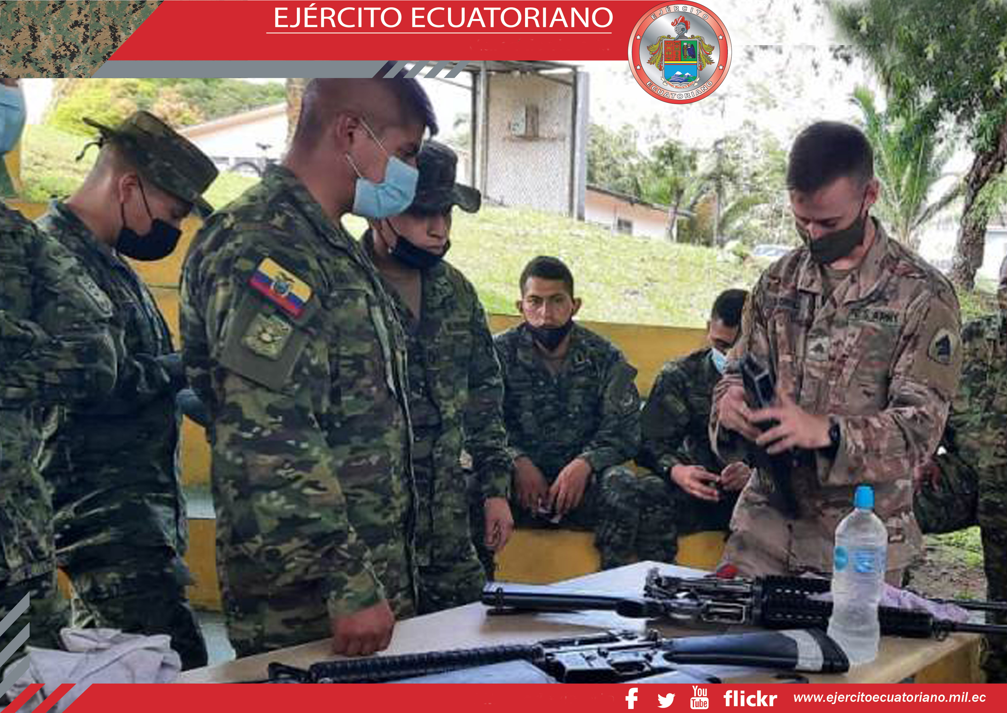 En Orellana continúan entrenamientos con militares americanos