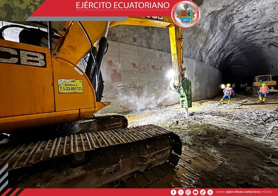 Avanza el trabajo en la Hidroeléctrica Toachi Pilatón