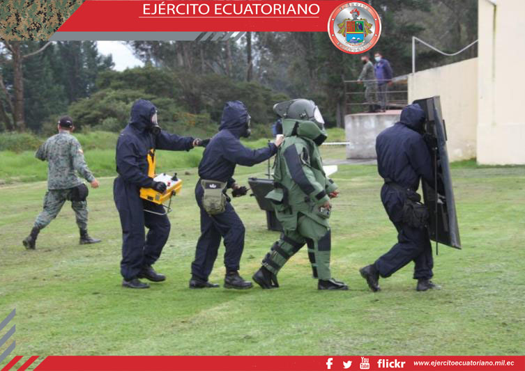 Se realizó ejercicio final del I Reentrenamiento Técnico EOD-QBR
