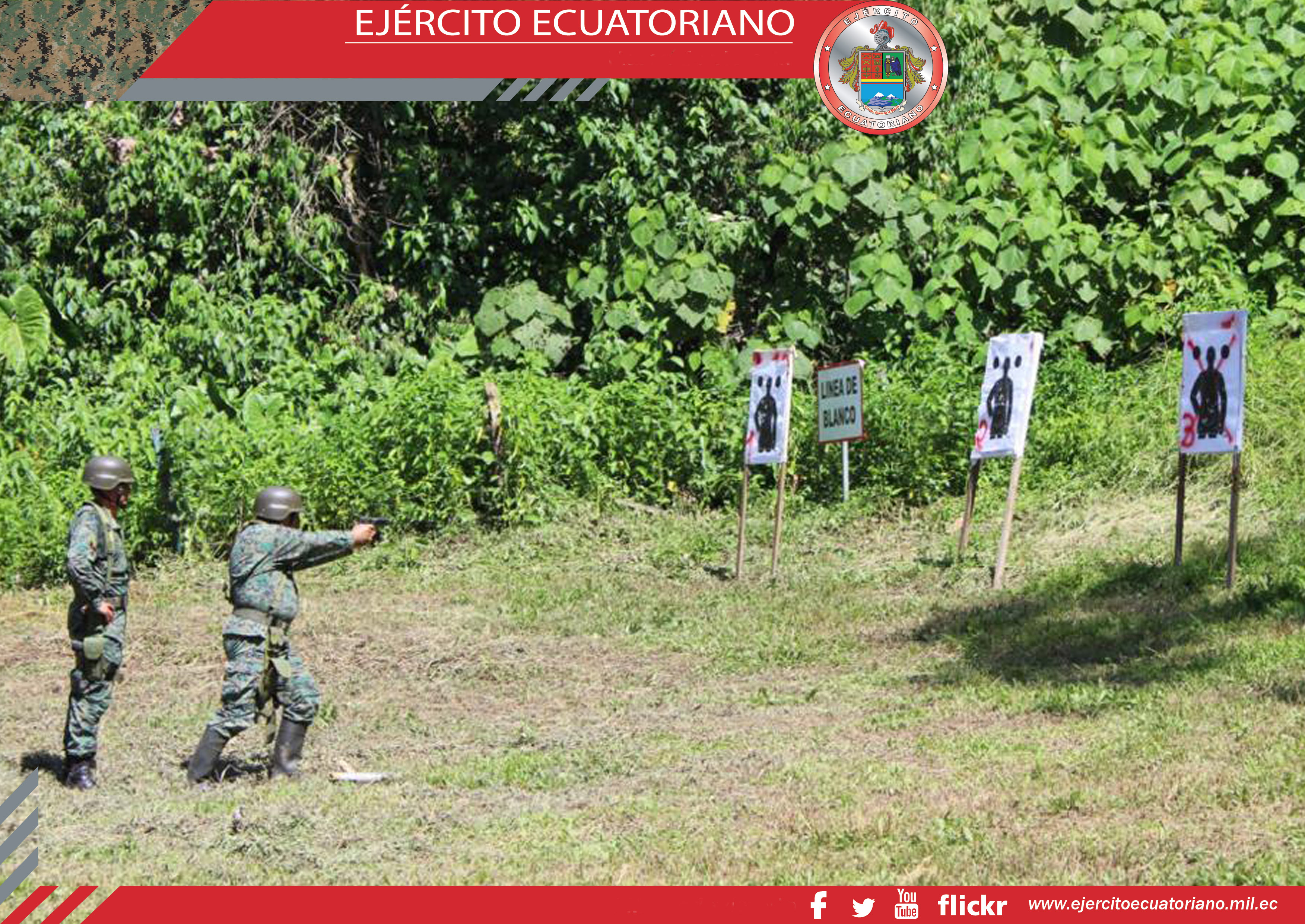 Personal de la Brigada Cóndor se instruye en tiro de fusil y pistola