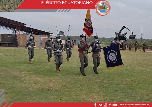 Centro de Entrenamiento y Escuela de Artillería Antiaérea Conjunta Tcrn. Octavio Ycaza conmemora XXI aniversario de creación