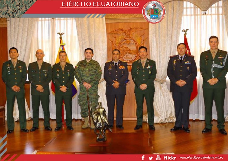 Reunión de coordinación entre el Ejército de Ecuador y Brasil