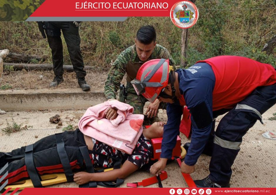 Rápida acción de soldados del Ejército salva una vida en Celica