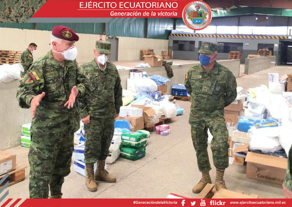 Comando de Apoyo Logístico organiza entrega de donaciones llegadas desde Estados Unidos