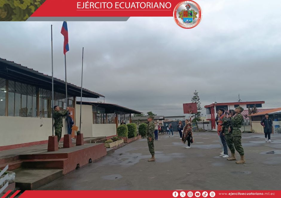 Ejército Ecuatoriano participa en la inauguración del proceso electoral de la segunda vuelta 2025