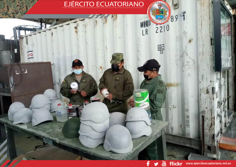 En Cuenca personal militar se capacitó en Sandblasting y Tratamiento Superficial
