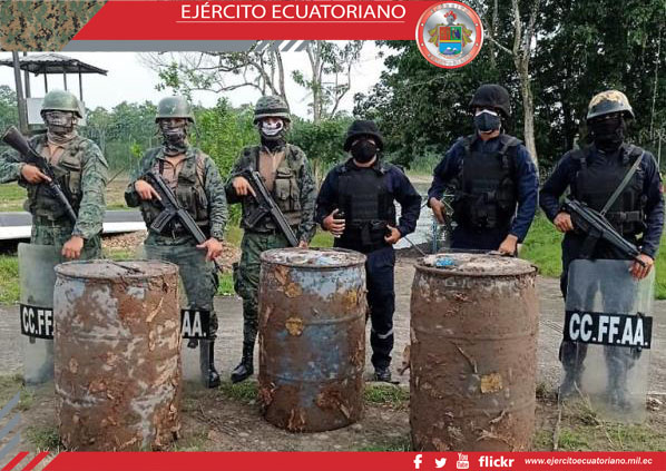 Brigada Napo realiza continuas operaciones de seguridad en la frontera norte