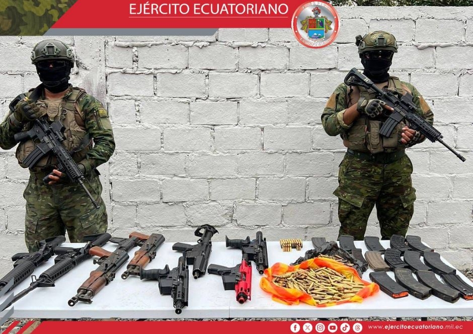 Decomiso de armamento en La Troncal
