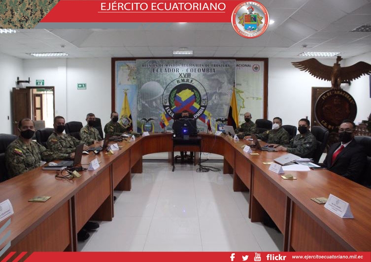Se realizó XVIII Reunión de Mandos Regionales de Frontera Ecuador-Colombia