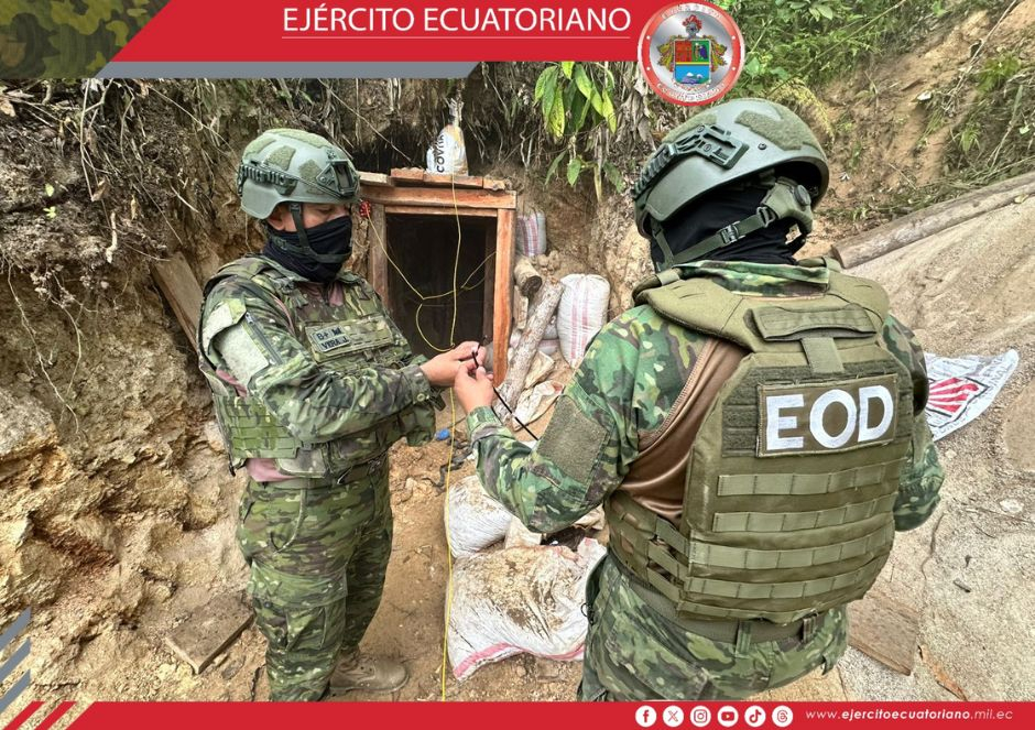 Operaciones militares contra la minería ilegal en la provincia de Bolívar