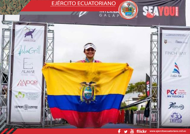 Miembros del Ejército obtienen primeros lugares en torneo internacional de triatlón