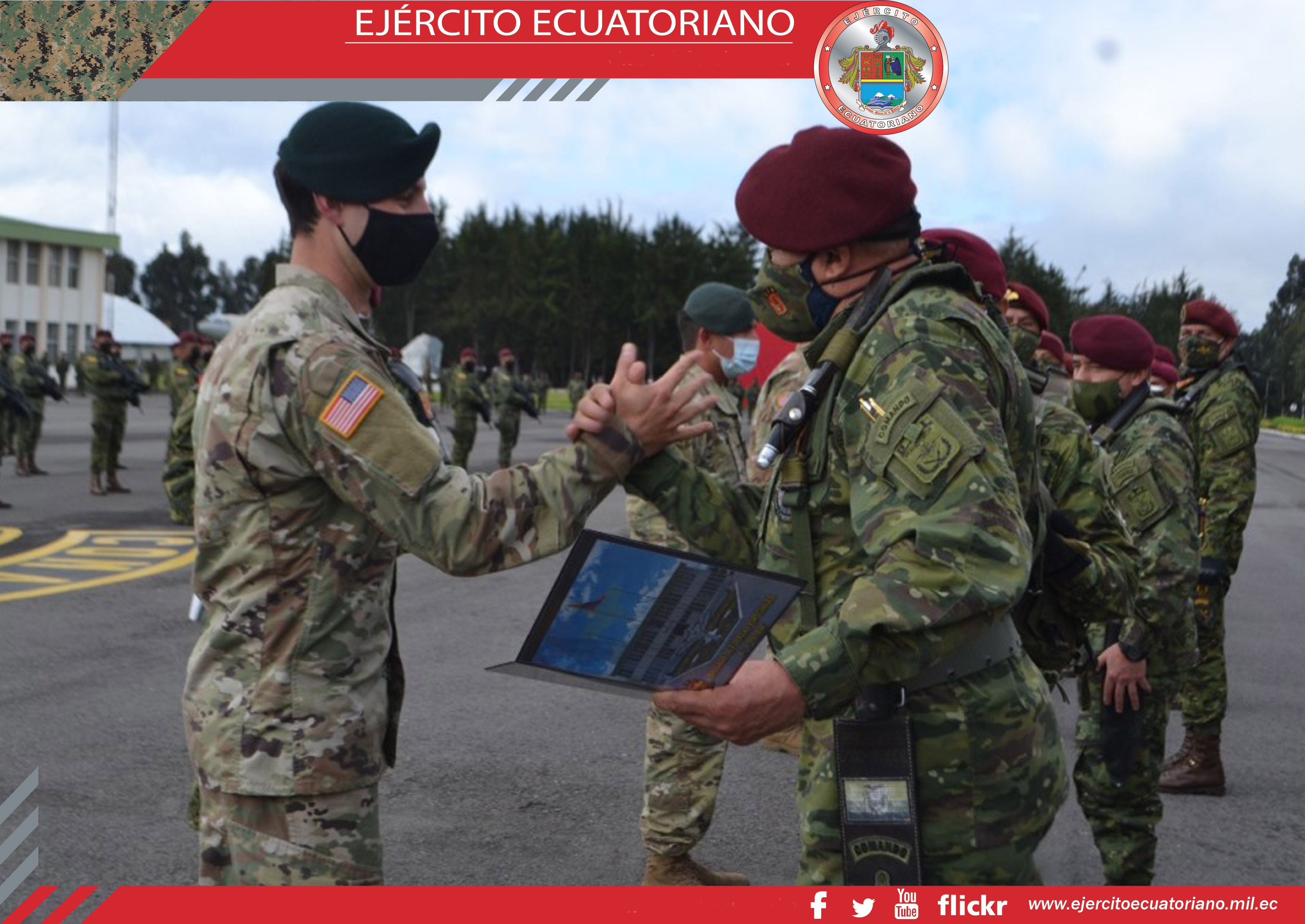 En la Brigada Patria finaliza capacitación de militares ecuatorianos con miembros del Comando de Operaciones Especiales del Ejército de los Estados Unidos