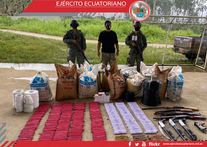 Nueva operación militar Camex en el cantón Camilo Ponce Enríquez