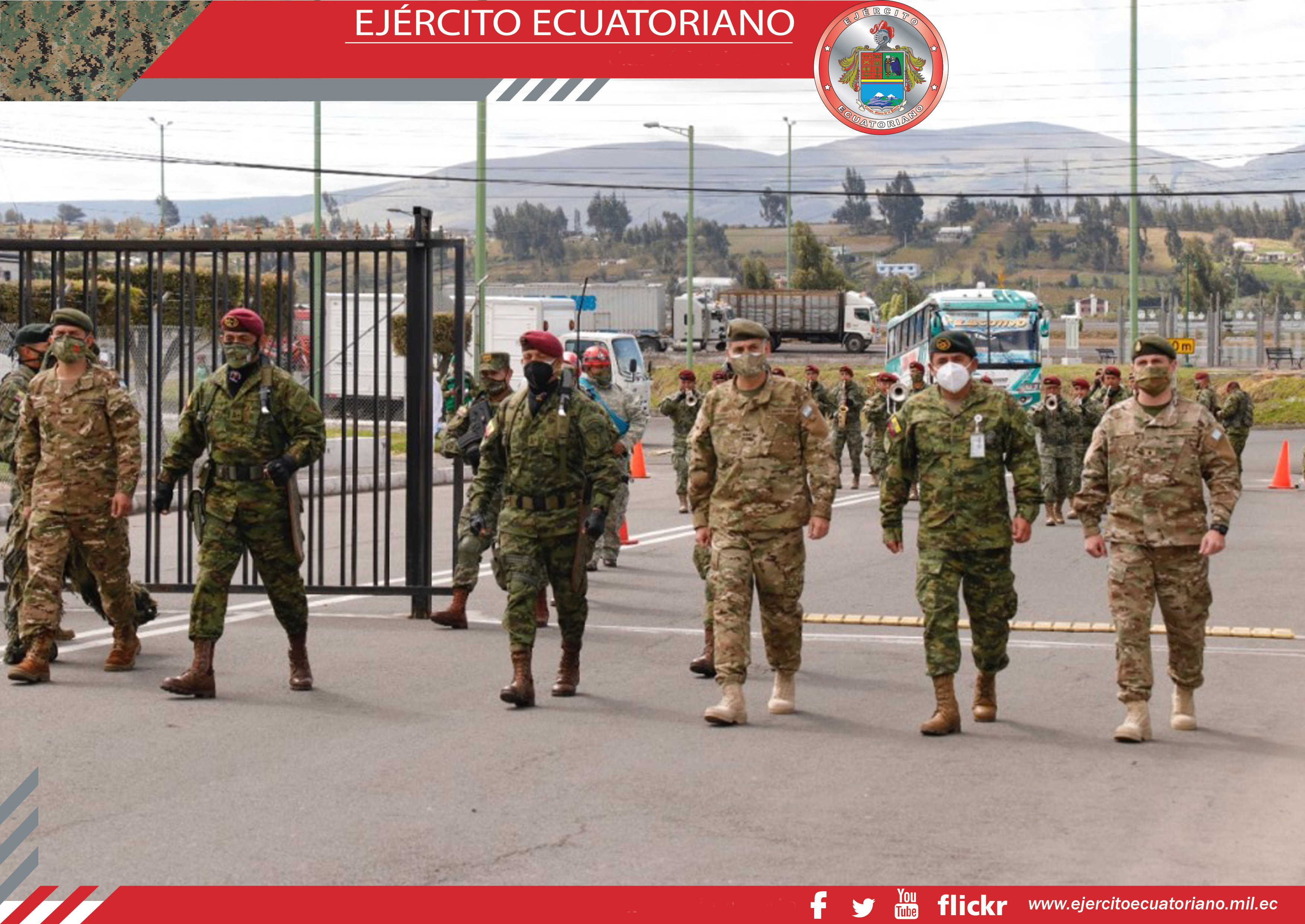 Delegación del Ejército de Argentina visitó la Brigada Patria