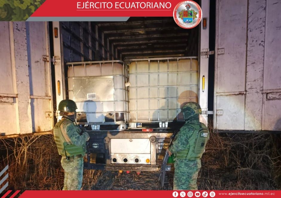 Operación militar en Santa Elena decomisó combustible sustraído del sistema hidrocarburífero