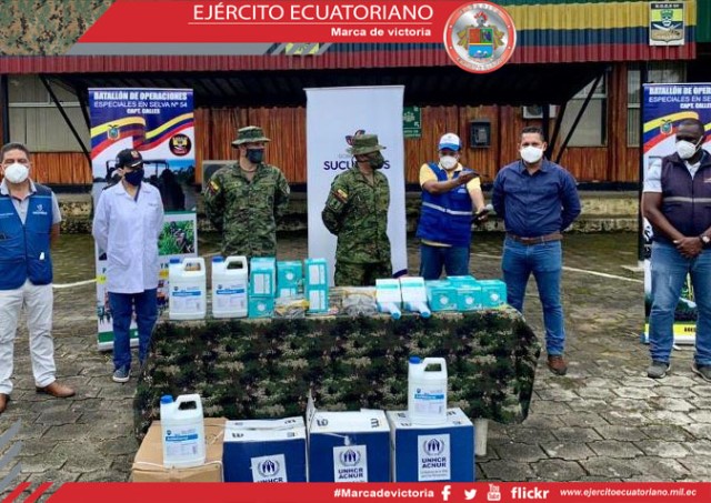Donaciones que contribuyen a precautelar la salud de los miembros de las Fuerzas Armadas