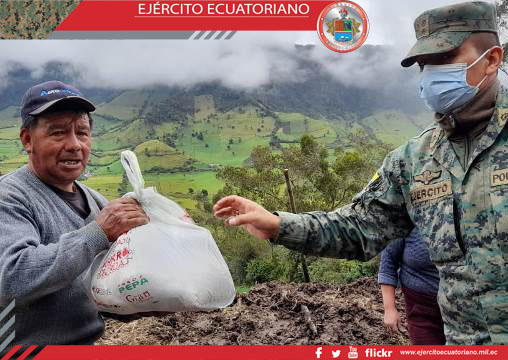 Personas damnificadas en el Carchi recibieron ayuda