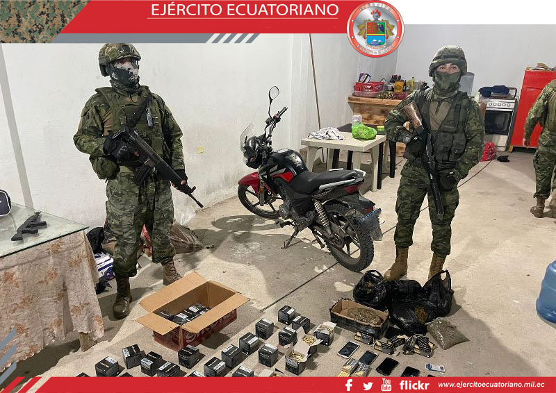 En el Oro personal militar decomisó más de nueve mil municiones