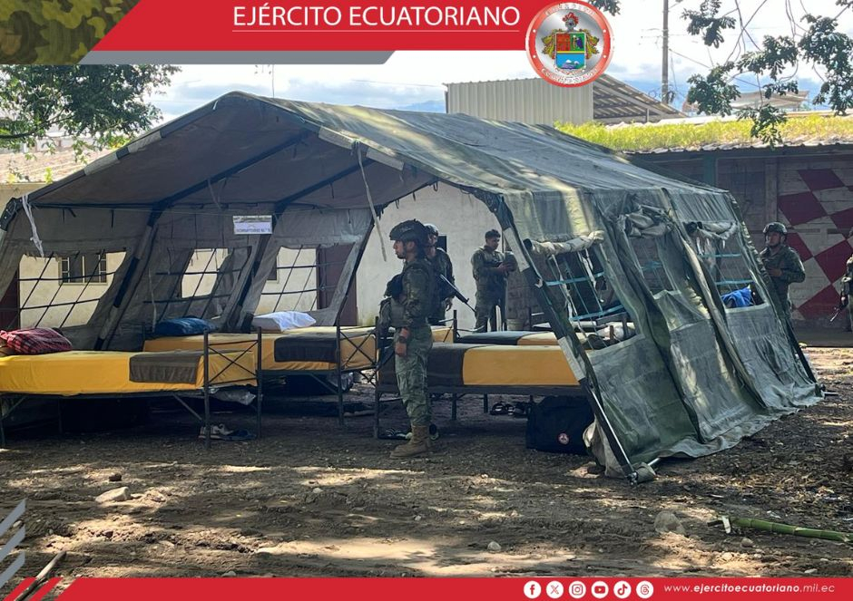 Instalan campamentos militares en El Oro para reforzar la seguridad