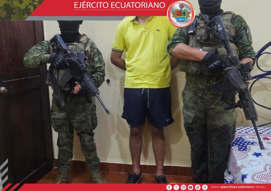 Militares aprehenden a integrante de un grupo Armado Organizado