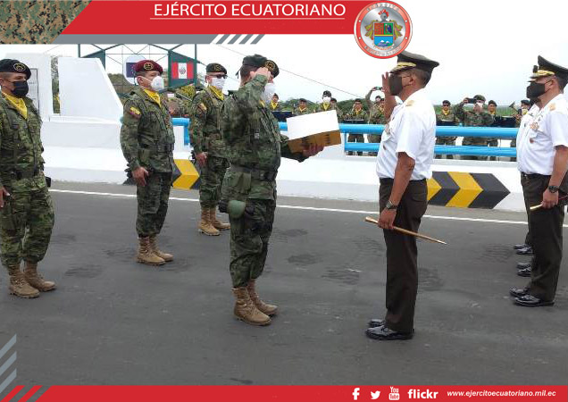Por el bicentenario de Independencia del Perú se realizó saludo protocolar en la frontera sur