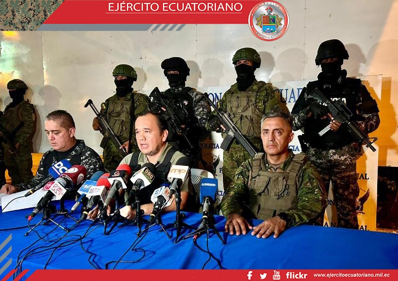 Armas, municiones y droga se incautaron en el centro de Privación de Libertad El Oro