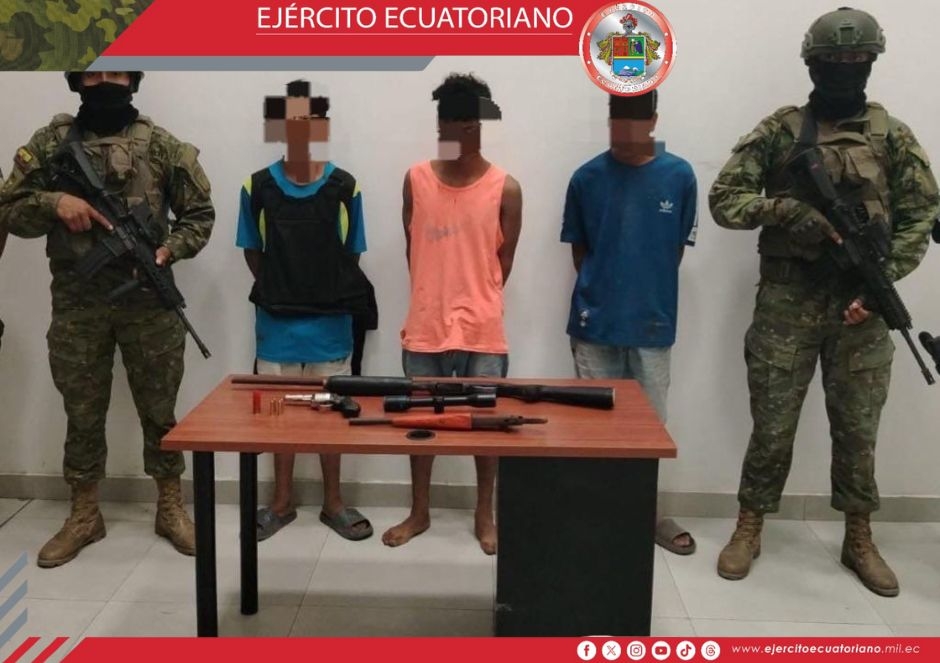 Continúan las operaciones militares contra las mafias en Manabí