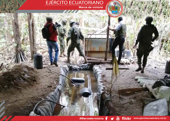 Personal militar localiza laboratorio clandestino con sustancias sujetas a fiscalización en la frontera norte