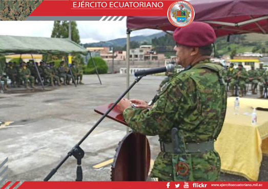 Personal de la Brigada Andes se reúne con el Comandante General del Ejército