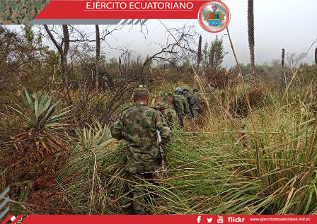 Realizan reconocimiento de hitos en Carchi