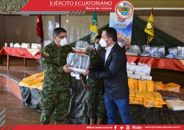 Personal de las Fuerzas Armadas recibió equipo de bioseguridad