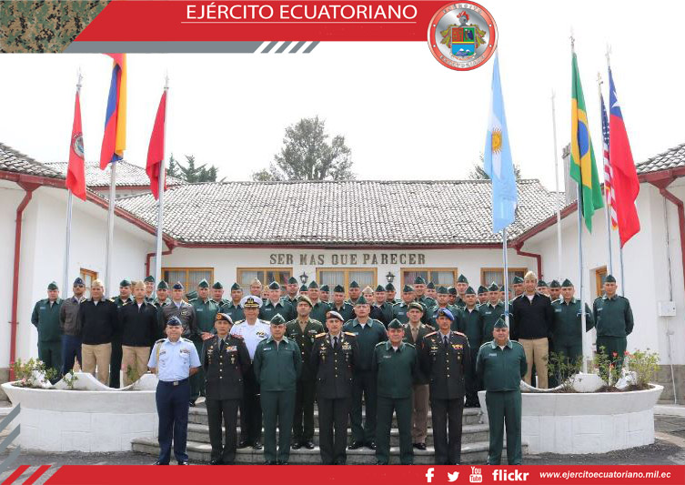 Delegación del Ejército de Colombia visitó la Academia de Guerra del Ejército