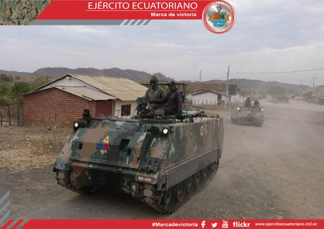 Brigada Loja realiza operaciones militares de control en la frontera sur