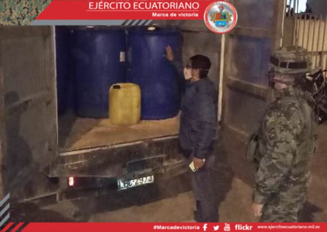 Ejército Ecuatoriano apoya en el control de delitos hidrocarburíferos