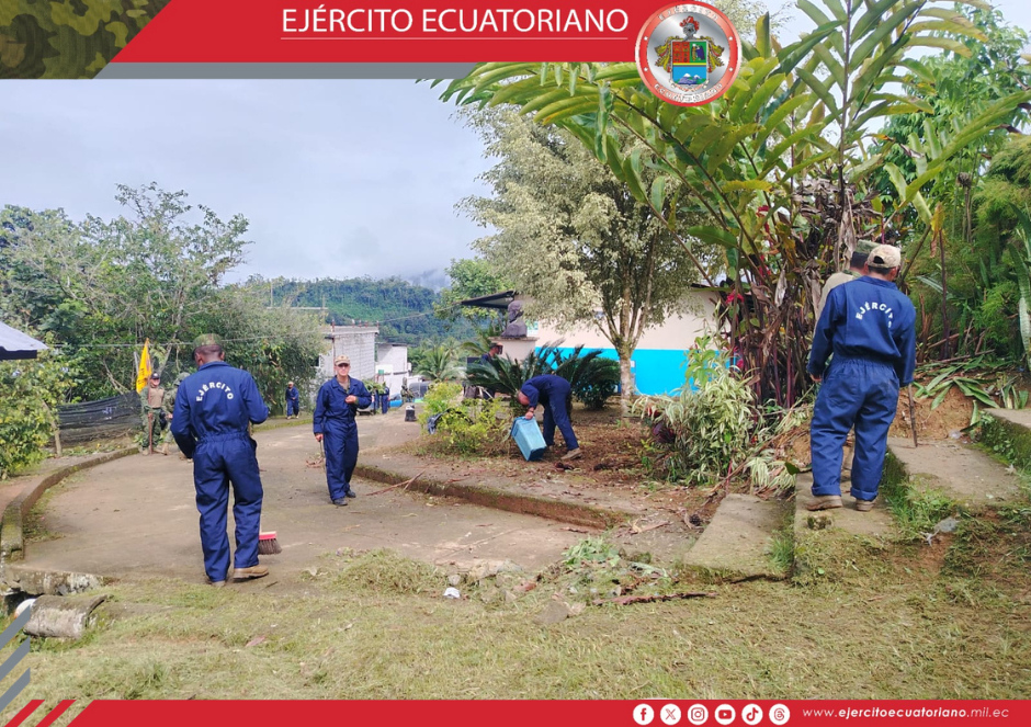 Ejército Ecuatoriano realiza acción cívico militar en la provincia de Imbabura
