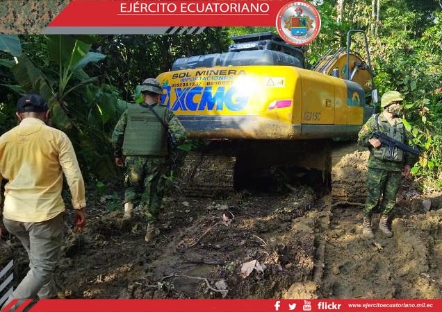 Se neutralizan actividades de minería ilegal