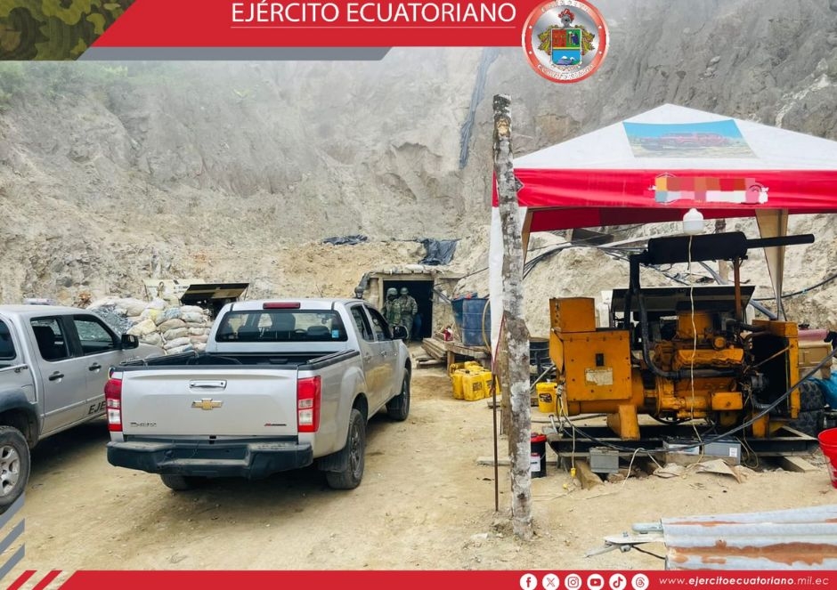 Se intensifica la lucha contra la minería ilegal en la provincia de Bolívar