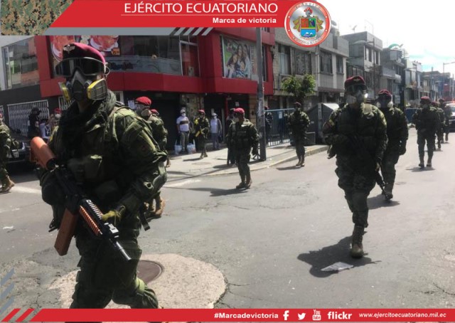 Fuerzas Armadas refuerzan seguridad en Quito