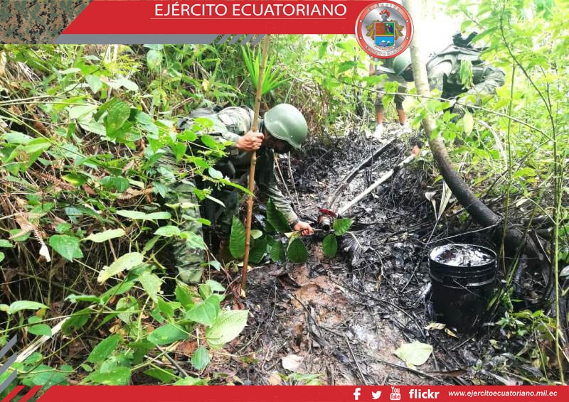 Soldados detuvieron robo de combustible en Sucumbíos