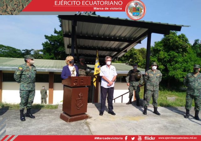 La Brigada de Infantería N.° 5 Guayas recibe donación de la Alcaldía de Guayaquil