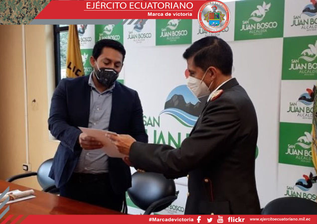 Batallón Gualaquiza recibe reconocimiento de G.A.D.M de San Juan Bosco