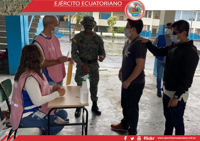 Ejército participa en segundo simulacro para elecciones 2021