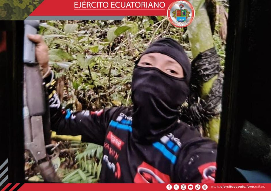 Ejército Ecuatoriano aprehendió a presunto integrante de Los Tiguerones