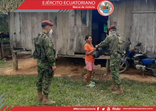 Las Fuerzas Armadas continúan cumpliendo  misiones de apoyo a la comunidad y de seguridad