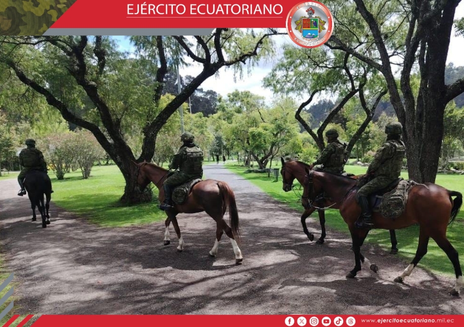Ejército Ecuatoriano brinda seguridad permanente en Azuay y Cañar