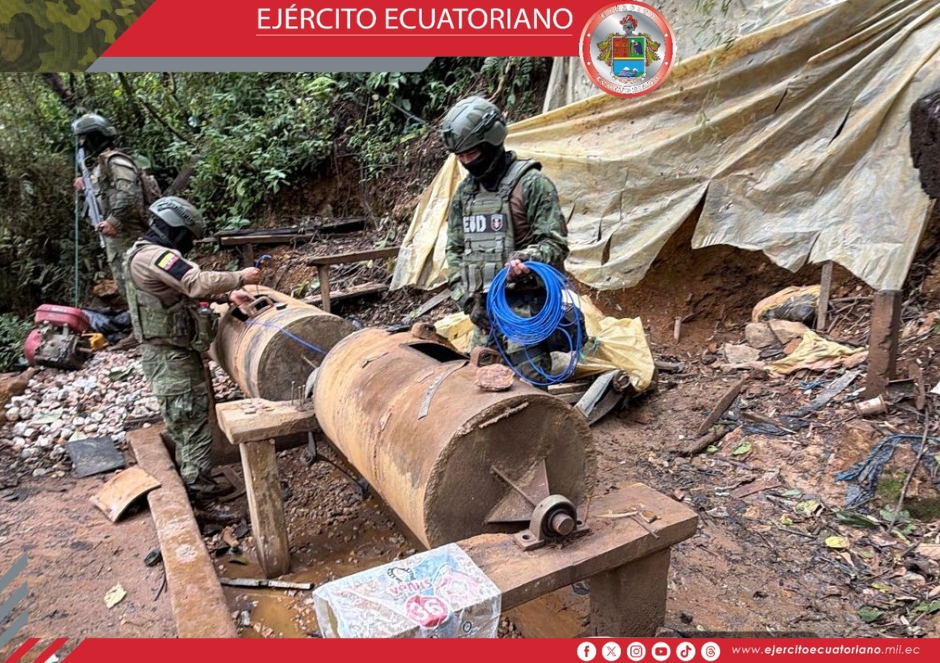 Golpe a la minería ilegal en la Zona Minera Norte